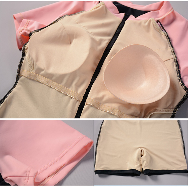 Profesjonalny, wyściełany strój kąpielowy sportowy dla kobiet - Patchwork, konkurencyjne stroje plażowe 2021 - Wianko - 27