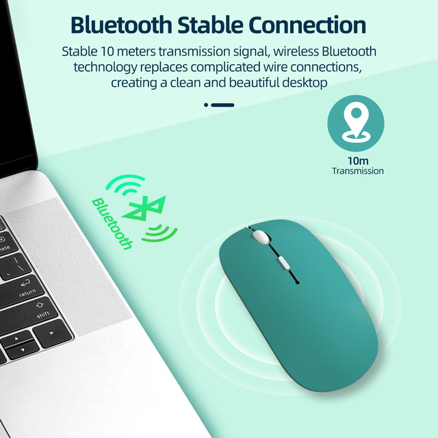 Mini mysz ergonomiczna bezprzewodowa Bluetooth z 3 poziomami DPI - Wianko - 7