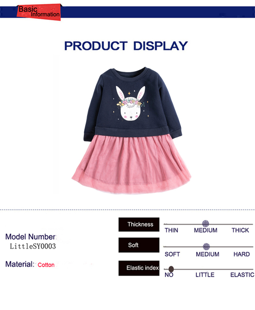Długorękawowa sukienka dziewczęca z aksamitnym królikiem wokół szyi, różowa, swobodna, dla dzieci od 2 do 7 lat - Wianko - 1