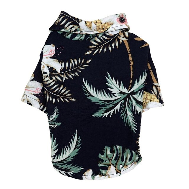 Letnia koszula dla psa z nadrukiem psa i wzorem ananasa, styl hawajski - Wianko - 15