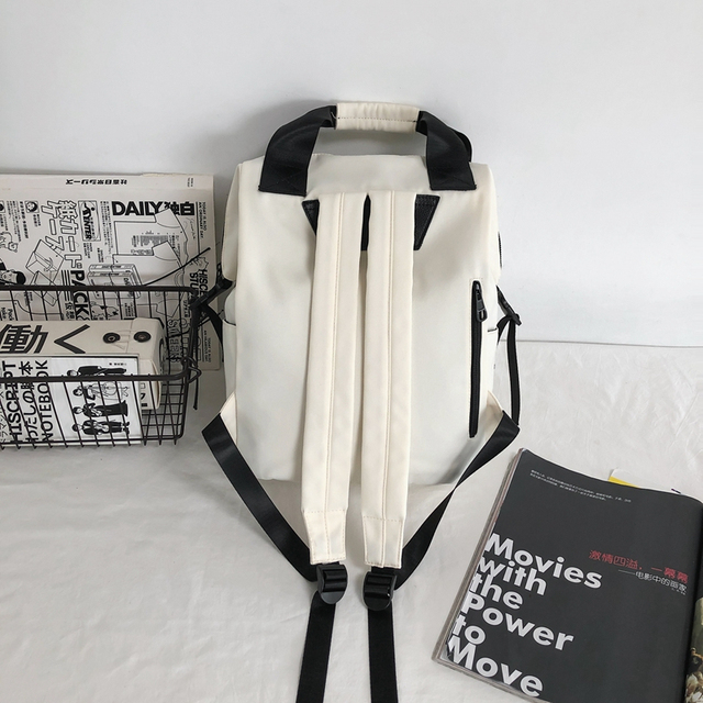 Plecak podróżny damski HOCODO wodoodporny o dużej pojemności, wykonany z nylonu, z podwójnym uchwytem i modnym designem na codzienne i szkolne potrzeby młodych dziewcząt - Wianko - 21