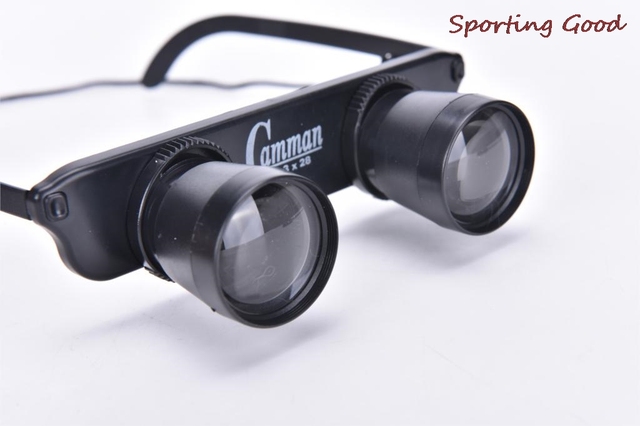 Lornetka szkła okularowego do wędkarstwa Outdoor Fishing Optics, 3x28, czarna - Wianko - 18