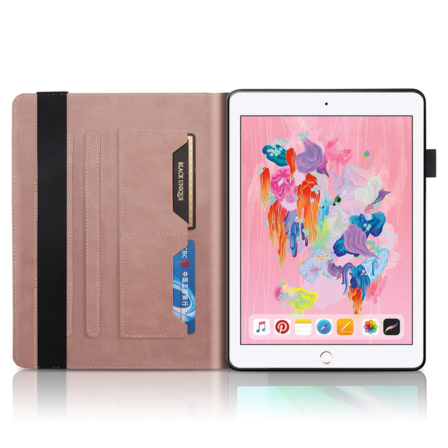 Luksusowe etui na tablet Samsung Galaxy Tab A, skóra TPU, 8-12.4 cala (2018-2020), modele T510/T290/T580/T590/T720/T870/T970/T307U/P610, S6 Lite/S7/S7 Plus, A6/A7/A7 Lite/T220/T500/s5e - Wianko - 4