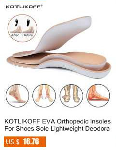 Skórzana ortopedyczna wkładka KOTLIKOFF do płaskostopia, dla sklepienia łukowego, O/X podkładki, poprawiająca ból pięty i podeszwę buta, 1 para - Wianko - 100