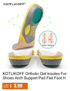 Skórzana ortopedyczna wkładka KOTLIKOFF do płaskostopia, dla sklepienia łukowego, O/X podkładki, poprawiająca ból pięty i podeszwę buta, 1 para - Wianko - 120