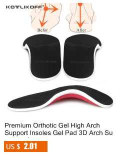 Skórzana ortopedyczna wkładka KOTLIKOFF do płaskostopia, dla sklepienia łukowego, O/X podkładki, poprawiająca ból pięty i podeszwę buta, 1 para - Wianko - 137