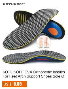Skórzana ortopedyczna wkładka KOTLIKOFF do płaskostopia, dla sklepienia łukowego, O/X podkładki, poprawiająca ból pięty i podeszwę buta, 1 para - Wianko - 76