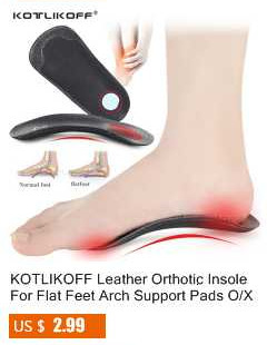 Skórzana ortopedyczna wkładka KOTLIKOFF do płaskostopia, dla sklepienia łukowego, O/X podkładki, poprawiająca ból pięty i podeszwę buta, 1 para - Wianko - 114