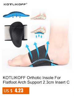 Skórzana ortopedyczna wkładka KOTLIKOFF do płaskostopia, dla sklepienia łukowego, O/X podkładki, poprawiająca ból pięty i podeszwę buta, 1 para - Wianko - 63