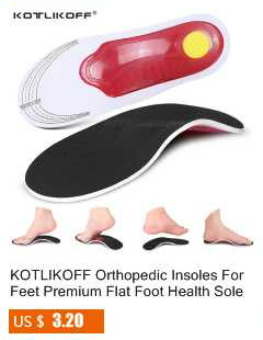 Skórzana ortopedyczna wkładka KOTLIKOFF do płaskostopia, dla sklepienia łukowego, O/X podkładki, poprawiająca ból pięty i podeszwę buta, 1 para - Wianko - 121