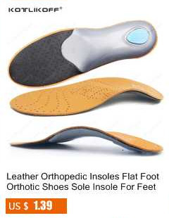 Skórzana ortopedyczna wkładka KOTLIKOFF do płaskostopia, dla sklepienia łukowego, O/X podkładki, poprawiająca ból pięty i podeszwę buta, 1 para - Wianko - 49