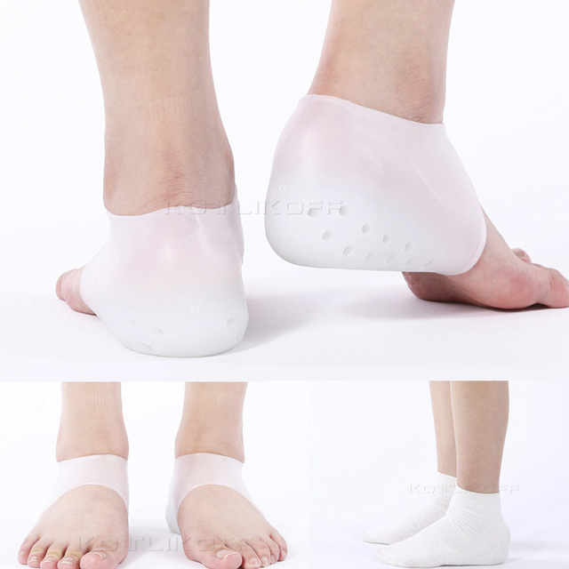 KOTLIKOFF - silikonowe niewidoczne wkładki podwyższające buty o 2CM, 3CM, 4CM - miękkie skarpetki, dla mężczyzn i kobiet - Wianko - 23