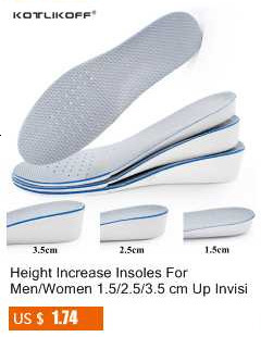 KOTLIKOFF - silikonowe niewidoczne wkładki podwyższające buty o 2CM, 3CM, 4CM - miękkie skarpetki, dla mężczyzn i kobiet - Wianko - 118