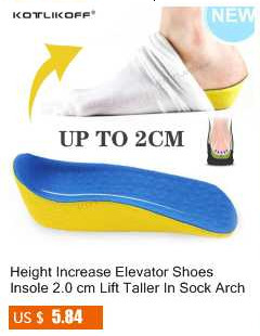 KOTLIKOFF - silikonowe niewidoczne wkładki podwyższające buty o 2CM, 3CM, 4CM - miękkie skarpetki, dla mężczyzn i kobiet - Wianko - 150