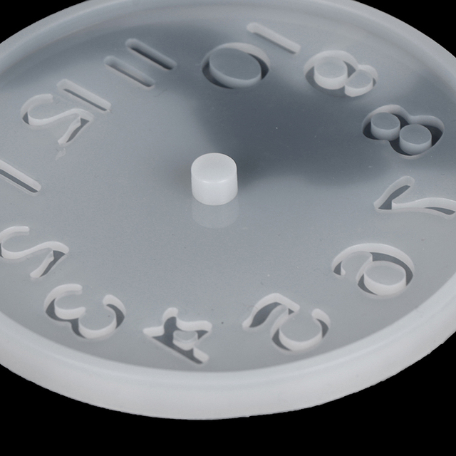 Forma na biżuterię zegar z silikonu żywicznego do rękodzieła DIY 11x11cm - Wianko - 5