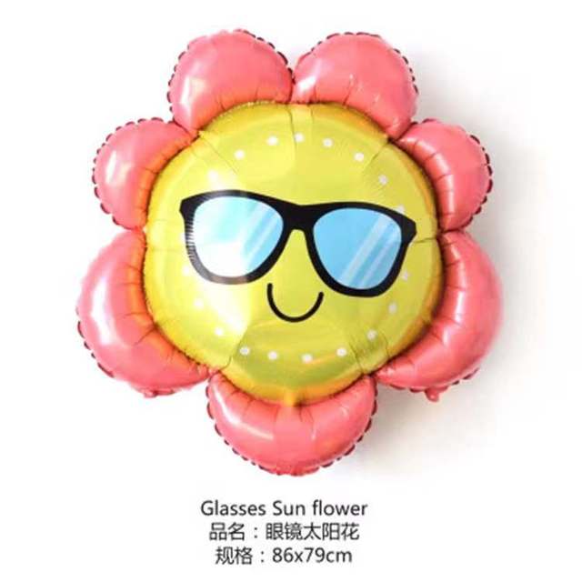 Okulary przeciwsłoneczne modelowanie balon dekoracje motyw letni arbuz ananas motyl - Wianko - 4