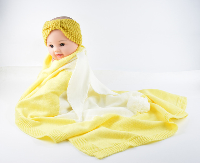 Dziecko zamszowa bawełniana kołdra 3D królik Knitting - ciepły, miękki, idealny dla wózka - rekwizyt fotograficzny dla niemowląt i otulina dla noworodków - Wianko - 24
