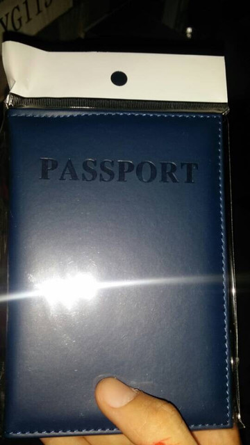 Etui na paszport i karty ze sztucznej skóry, uniwersalny futerał damski i męski - czarny - Wianko - 14
