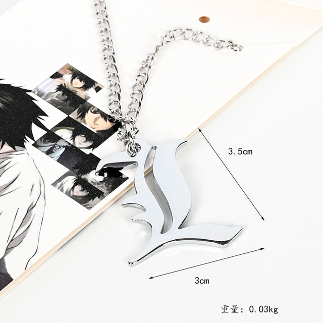 Figurka Death Note L Misa Cosplay - brelok, metalowy naszyjnik i wiszący Notes Ryuuku - zabawka dla dzieci i prezent - Wianko - 16