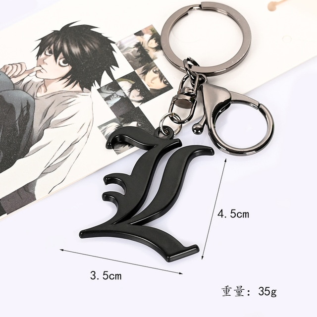 Figurka Death Note L Misa Cosplay - brelok, metalowy naszyjnik i wiszący Notes Ryuuku - zabawka dla dzieci i prezent - Wianko - 7