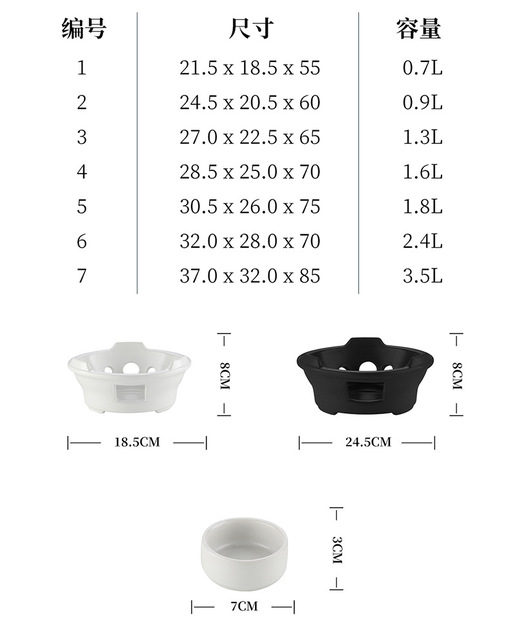 Duży garnek do gotowania z uchwytem i pokrywą z gliny ceramicznej – idealny do przygotowywania zapiekanek oraz zupy Ramen - Wianko - 3