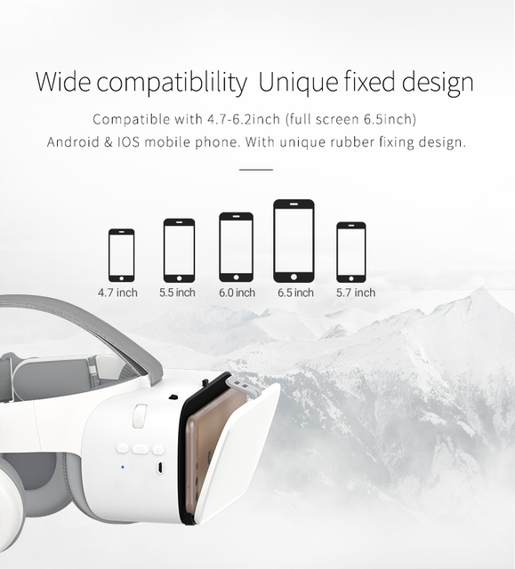 Kask VR-szkło Z6 z zestawem słuchawkowym do telefonu komórkowego - Wianko - 4