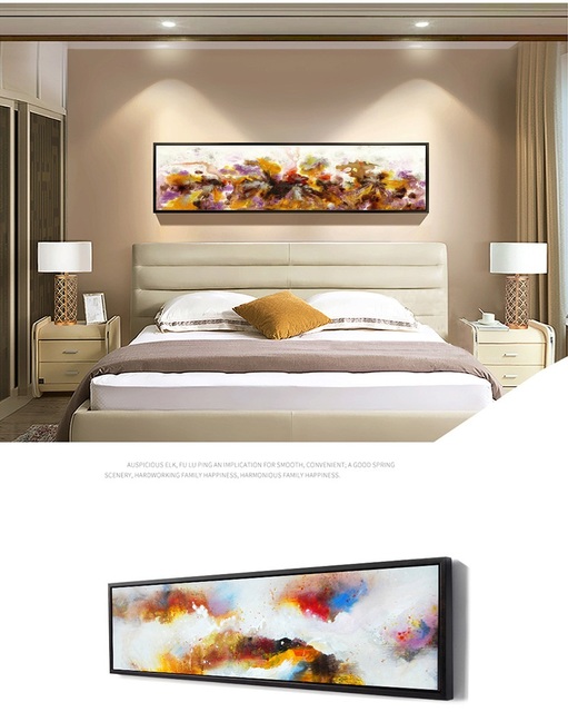 Niestandardowe minimalistyczne malarstwo abstrakcyjne - dekoracyjne obrazy do salonu hotelowego i domowego - Wianko - 9