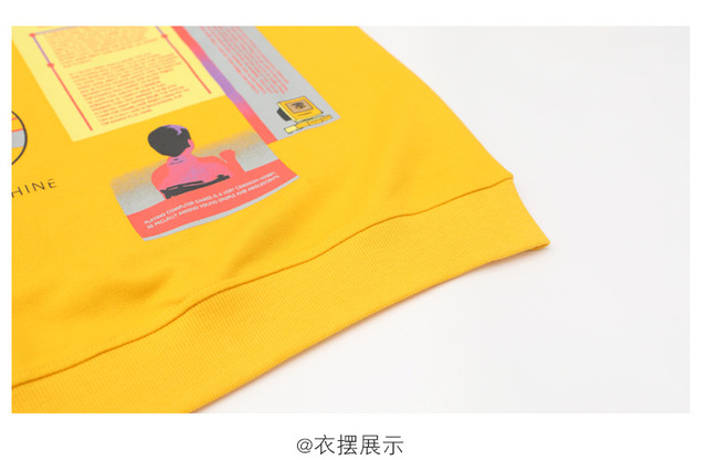 Dwuczęściowy garnitur sportowy dla dzieci - dziewczyna z długim rękawem, 2pc zestaw: koszulka z literami i spodnie dresowe - rozmiary od 4 do 14 - Wianko - 26