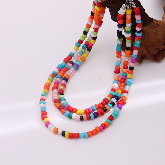 Buty ozdobione kolorowymi koralikami i łańcuchami dla kobiet - modne dodatki z urokiem i uśmiechem - Wianko - 11