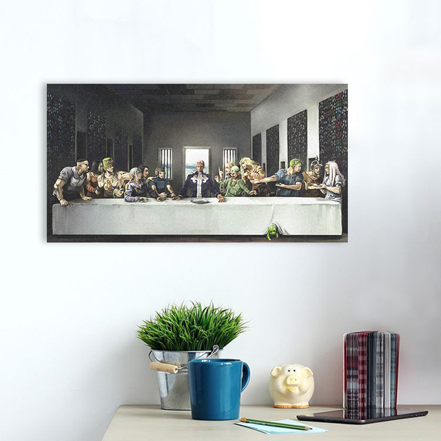 Plakat na płótnie Wall Art HD JoJo S dziwaczna przygoda Anime salon dekoracyjny zdjęcia modułowe - Wianko - 5