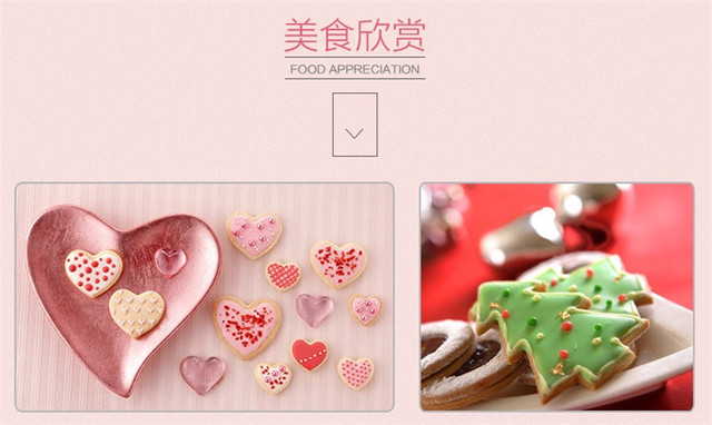 Plastikowe formy do ciastek Heart Cookies Cutter - zestaw 5 sztuk, narzędzia DIY do dekorowania i pieczenia ciast - Wianko - 18