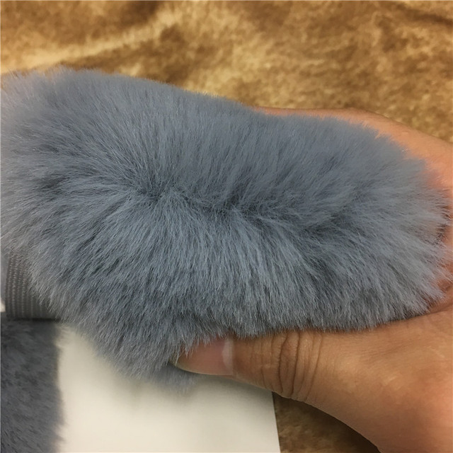 Miękki płaski pluszowy królik (1400G, 20mm) - futro odzieżowe - Wianko - 12