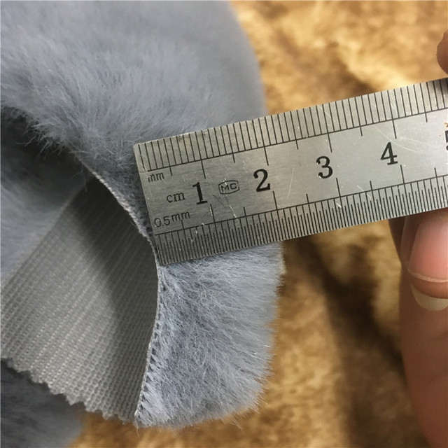 Miękki płaski pluszowy królik (1400G, 20mm) - futro odzieżowe - Wianko - 5
