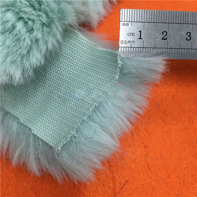 Miękki płaski pluszowy królik (1400G, 20mm) - futro odzieżowe - Wianko - 15