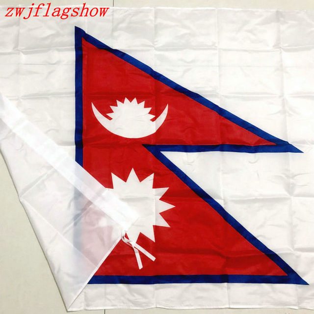Flaga narodowa Nepalu - 90*150cm, poliester, światowa dekoracja na zewnątrz - Wianko - 4