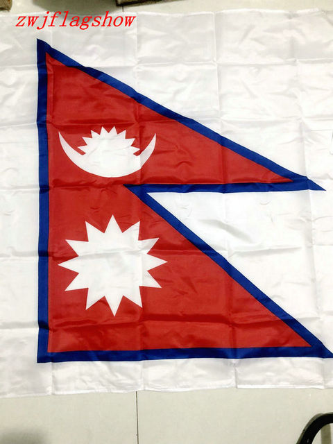 Flaga narodowa Nepalu - 90*150cm, poliester, światowa dekoracja na zewnątrz - Wianko - 5