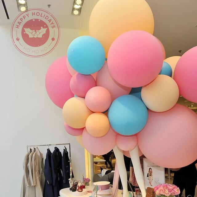 36 cal duże lateksowe balony macarone w różnych kolorach, idealne jako urocza dekoracja na przyjęcie, urodziny lub ślub - Wianko - 9