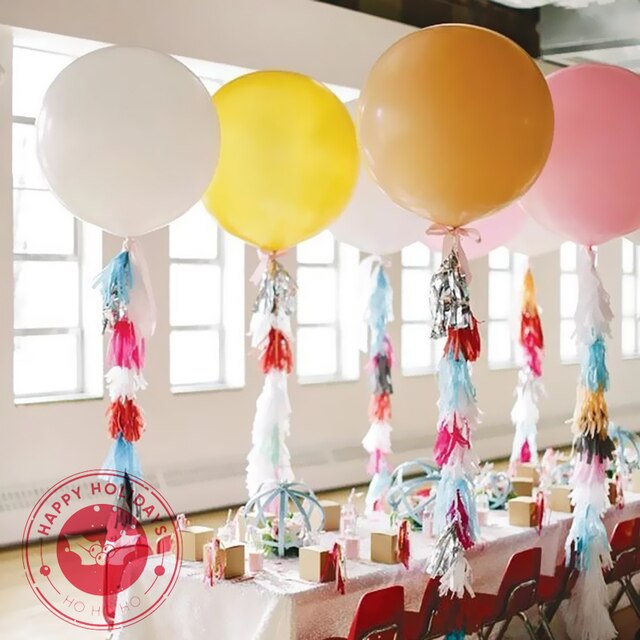 36 cal duże lateksowe balony macarone w różnych kolorach, idealne jako urocza dekoracja na przyjęcie, urodziny lub ślub - Wianko - 3