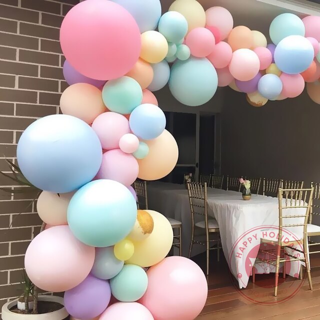 36 cal duże lateksowe balony macarone w różnych kolorach, idealne jako urocza dekoracja na przyjęcie, urodziny lub ślub - Wianko - 6