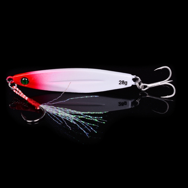 10 sztuk Shore odlew metalowy Jig łyżka morze przynęty 7g-28g Jigging Super twarde ołowiu ryby słonowodne - Wianko - 13