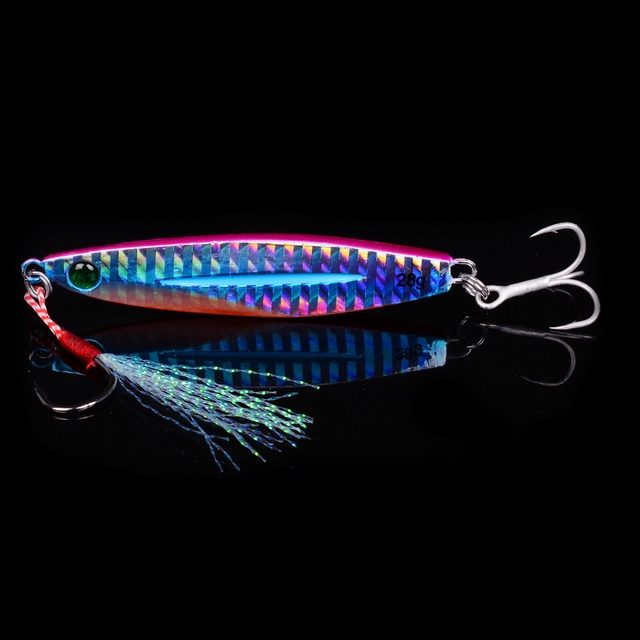 10 sztuk Shore odlew metalowy Jig łyżka morze przynęty 7g-28g Jigging Super twarde ołowiu ryby słonowodne - Wianko - 7