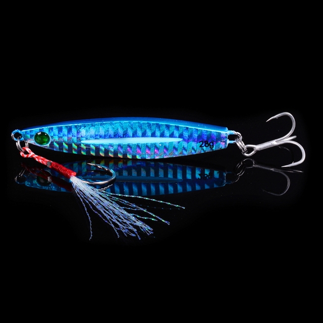 10 sztuk Shore odlew metalowy Jig łyżka morze przynęty 7g-28g Jigging Super twarde ołowiu ryby słonowodne - Wianko - 10