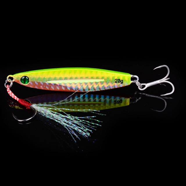 10 sztuk Shore odlew metalowy Jig łyżka morze przynęty 7g-28g Jigging Super twarde ołowiu ryby słonowodne - Wianko - 5