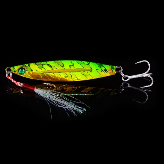 10 sztuk Shore odlew metalowy Jig łyżka morze przynęty 7g-28g Jigging Super twarde ołowiu ryby słonowodne - Wianko - 11