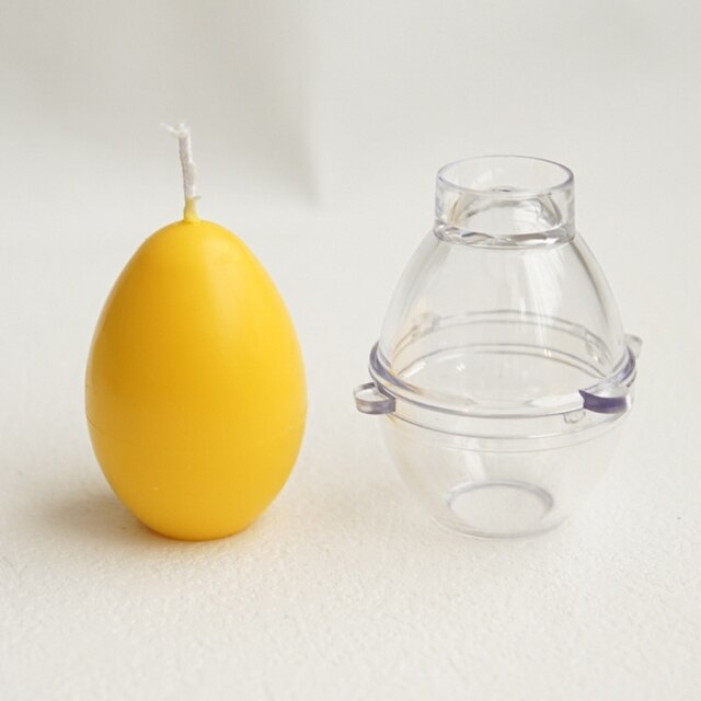 Plastikowe formy do odlewania świec w kształcie jajek - unikalne pisanki dla twórczych dekoracji wielkanocnych - Wianko - 4