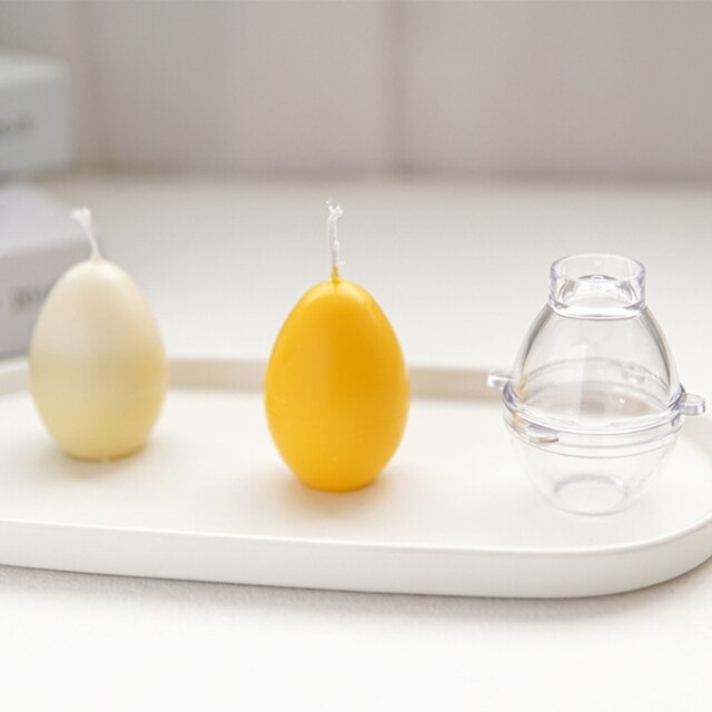 Plastikowe formy do odlewania świec w kształcie jajek - unikalne pisanki dla twórczych dekoracji wielkanocnych - Wianko - 2