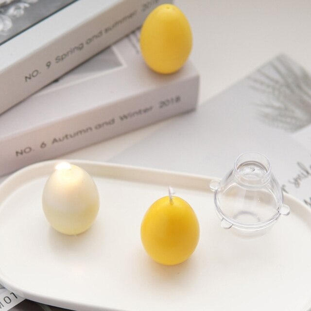 Plastikowe formy do odlewania świec w kształcie jajek - unikalne pisanki dla twórczych dekoracji wielkanocnych - Wianko - 5