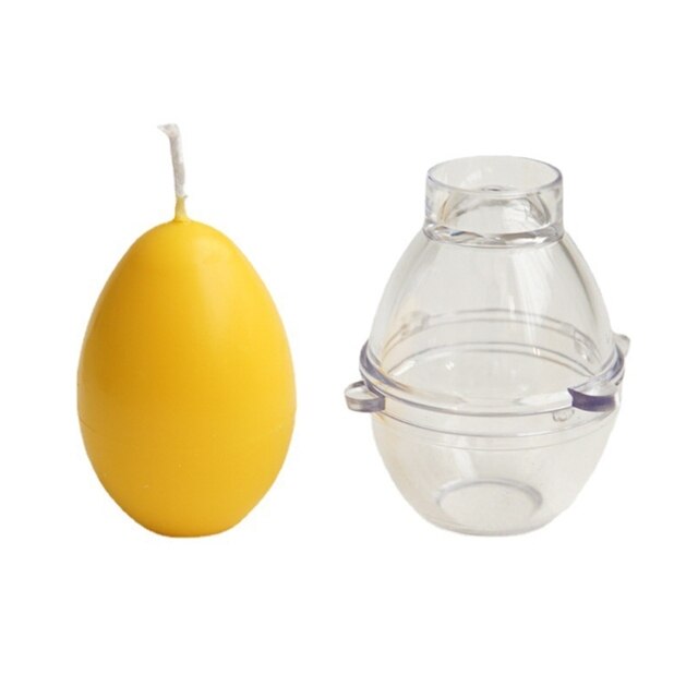 Plastikowe formy do odlewania świec w kształcie jajek - unikalne pisanki dla twórczych dekoracji wielkanocnych - Wianko - 1
