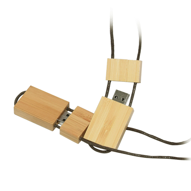 Pendrive drewniana pamięć USB - czerwone drewno 4GB-64GB + własne logo - Wianko - 18