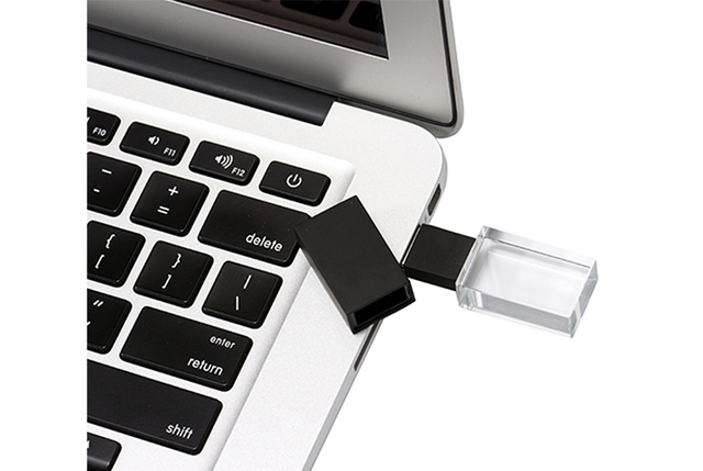 Pendrive USB 3.0 JASTER Crystal z grawerowanym logotypem, 4GB-64GB - Wianko - 14